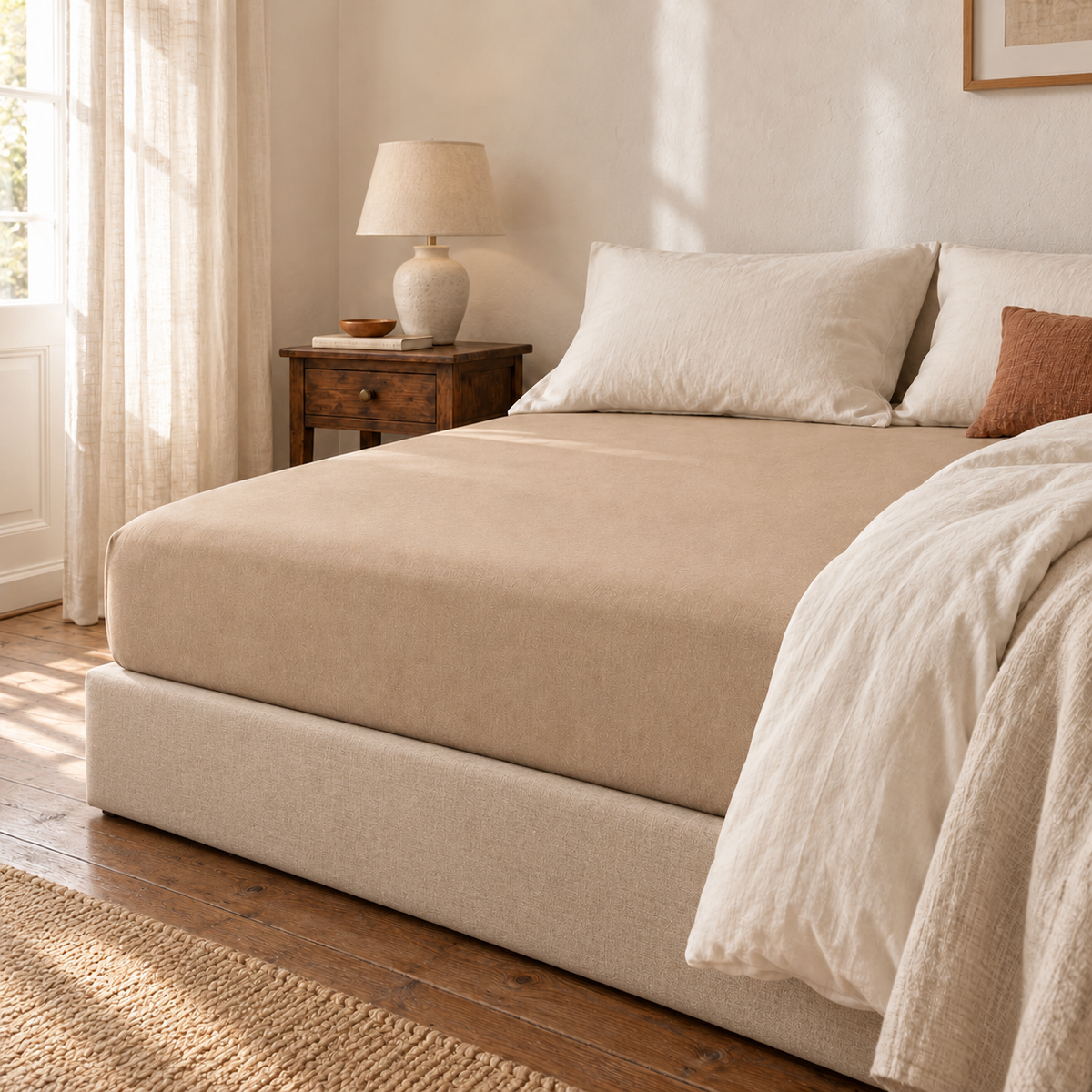 Quarto com lençol ajustável Charming