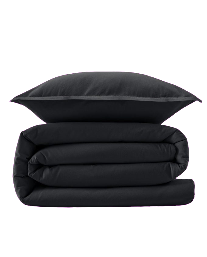 Capa de Edredão Stone Percal 100% Algodão — cama 4 estações, sono fresco