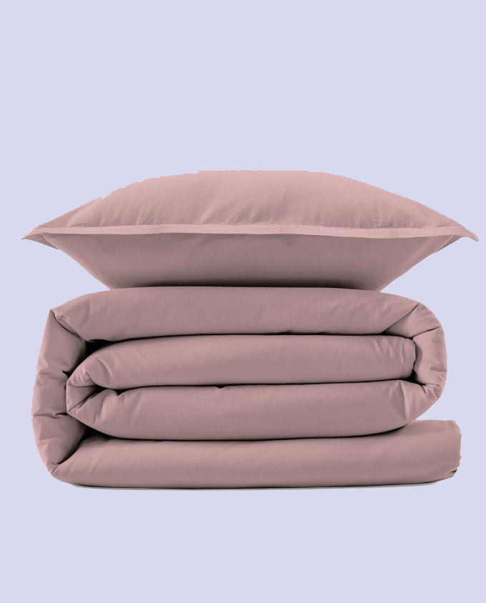 Capa de Edredão Stone Percal 100% Algodão — cama 4 estações, sono fresco